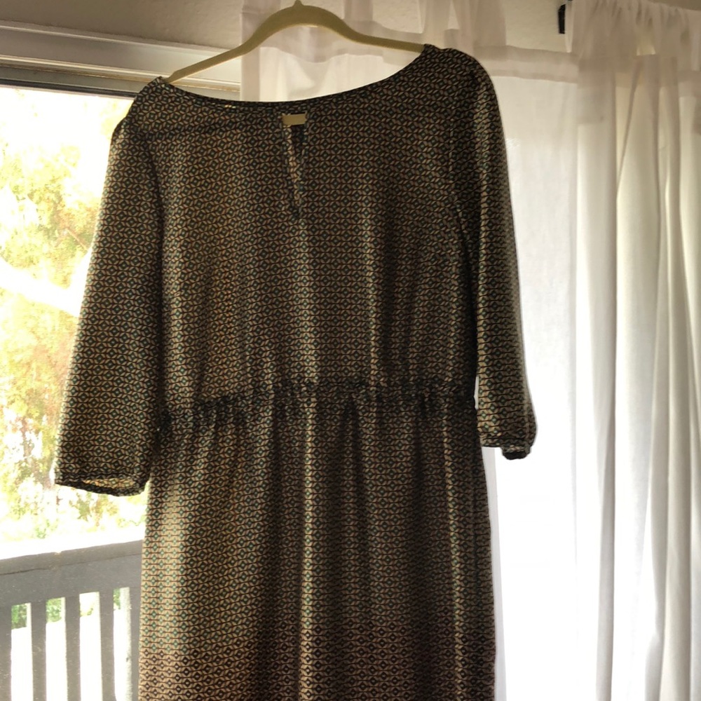 Multicolor green dress